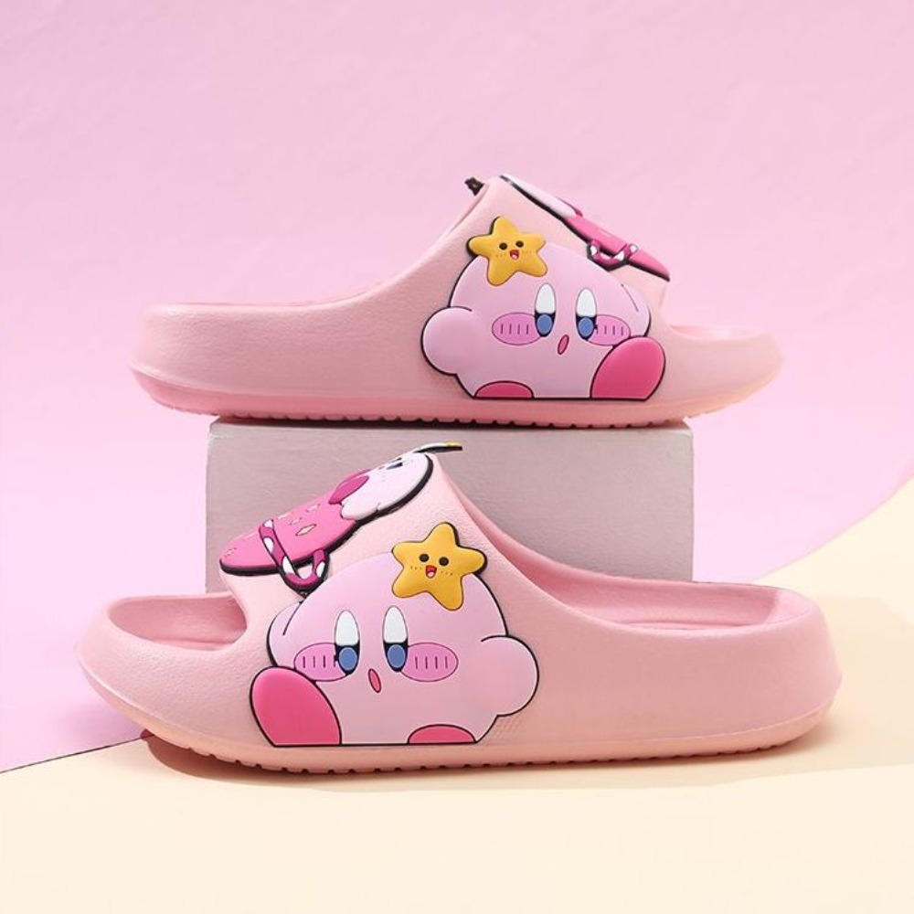 Flippers Swimming - Sandalias para Niñas Star Kirby con