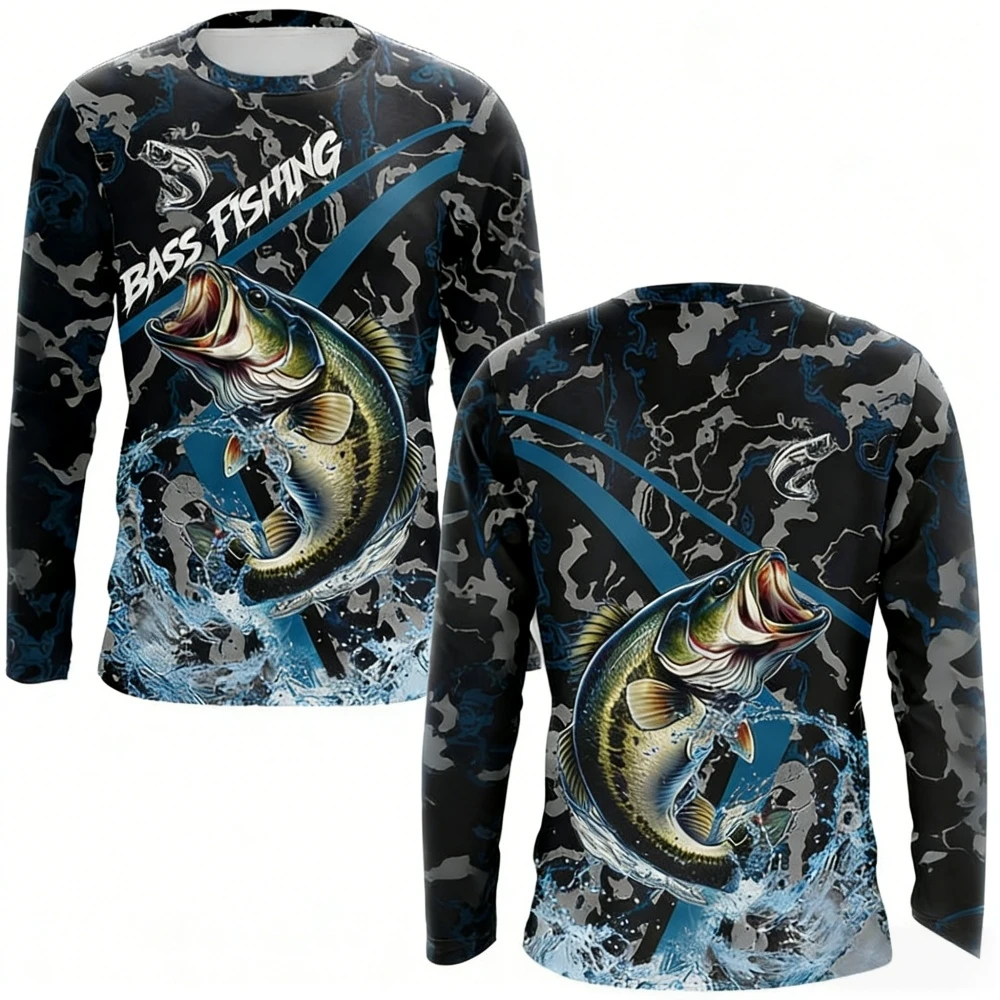 Rash Guard - Camisa de pesca para hombre, de