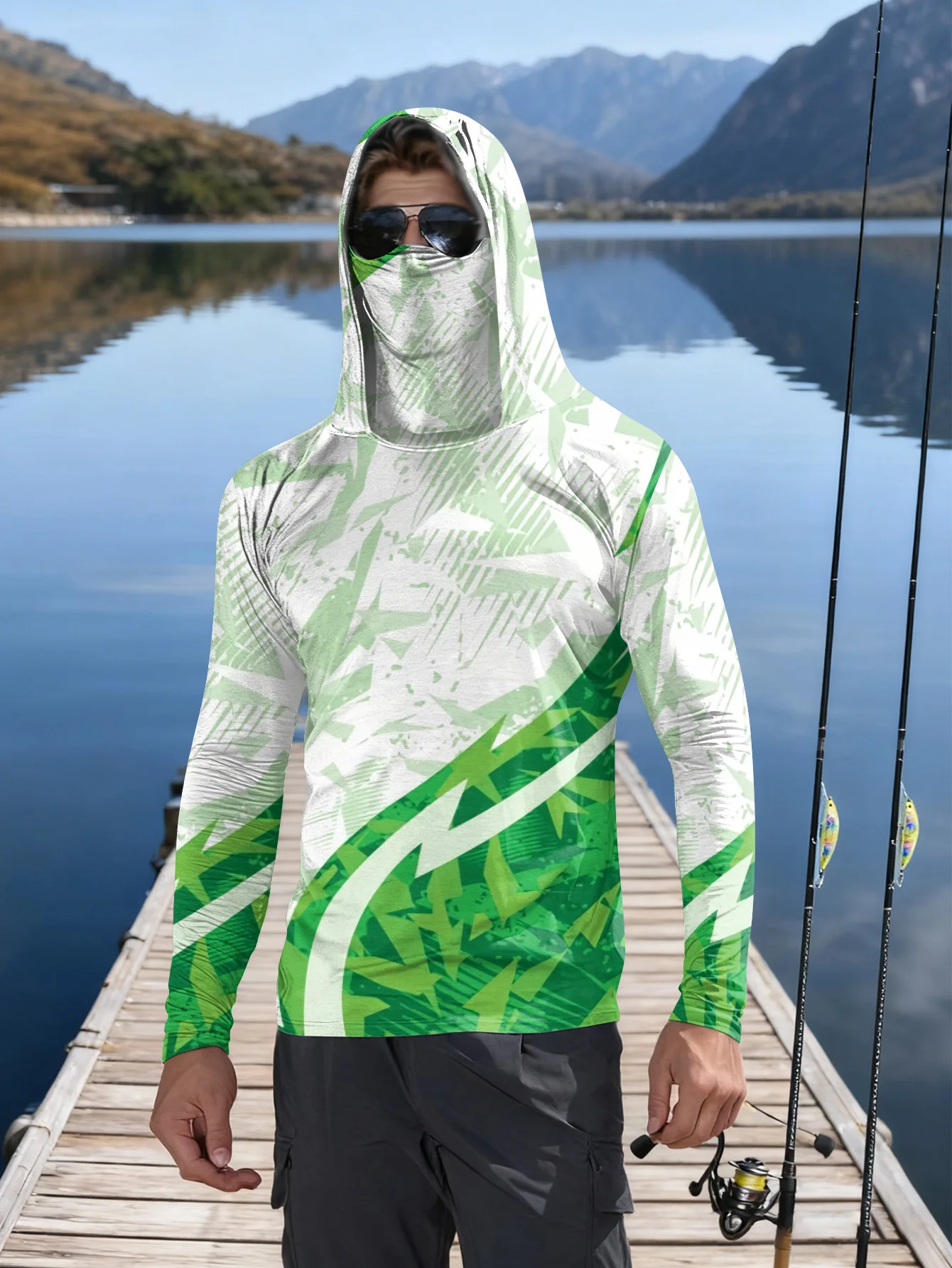 Camisa de pesca para hombre co - Rash Guard reseña y precio