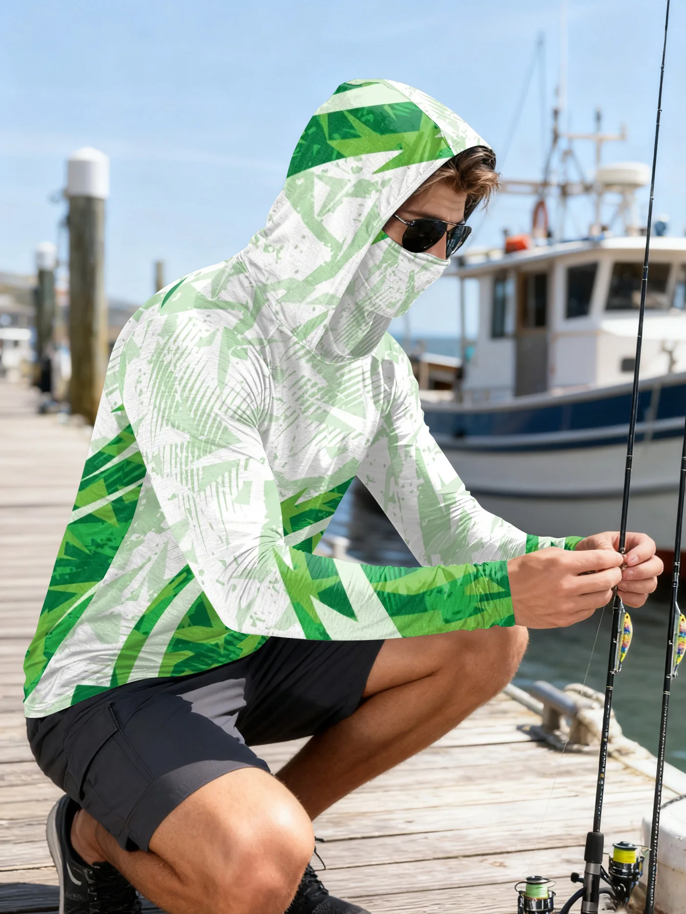 Camisa de pesca para hombre co - Rash Guard reseña y precio