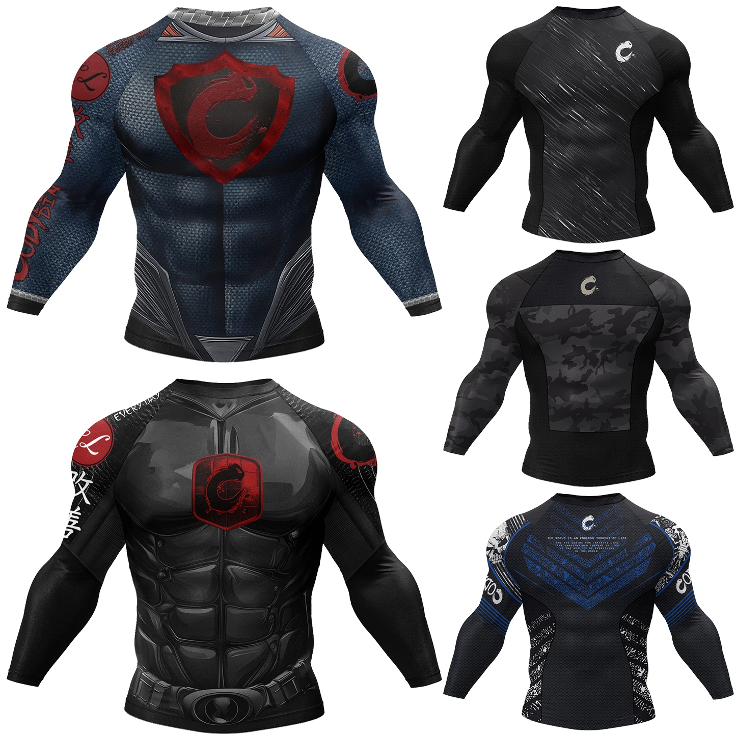 Camiseta de manga larga para h - Rash Guard reseña y precio