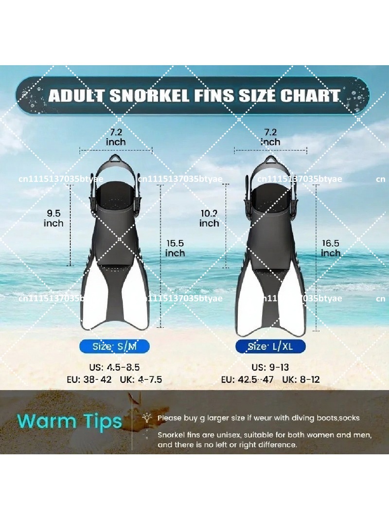Aletas de buceo profesionales  - Snorkeling Gear reseña y precio