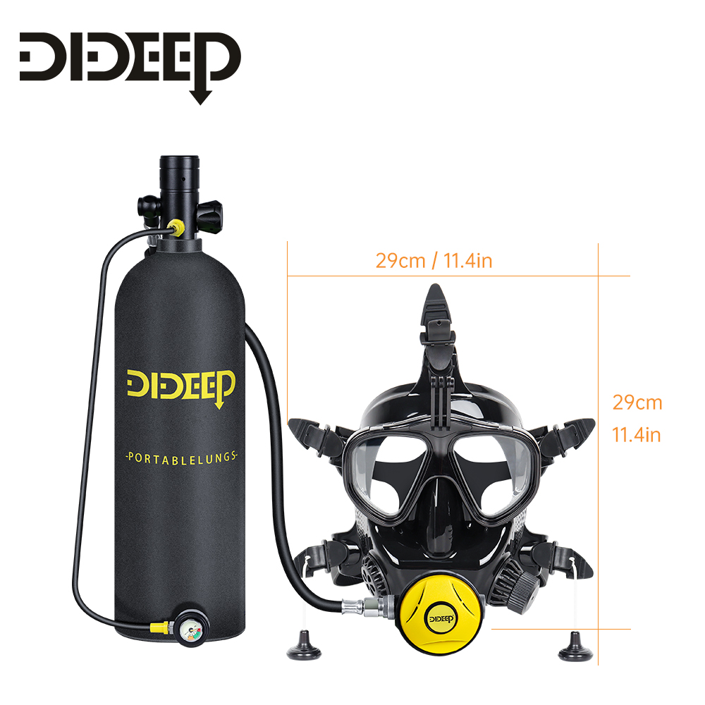 Tanque de Buceo DIDEEP CE DOT  - Diving Mask reseña y precio