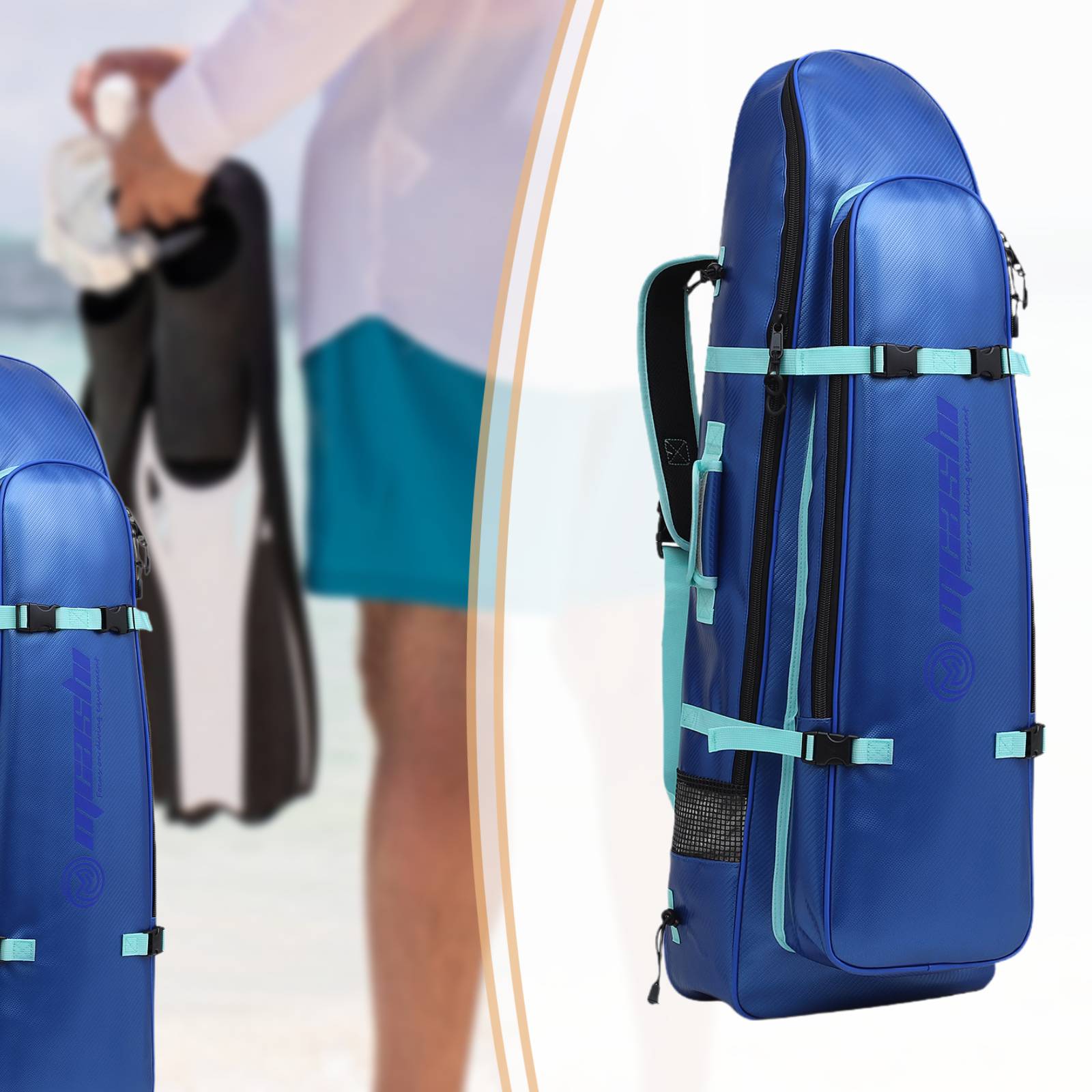 Bolsa para Aletas Largas, Moch - Snorkeling Gear reseña y precio